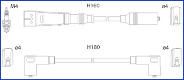 Высоковольтные провода 134705 Hitachi