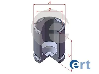 Поршень суппорта тормозного заднего 151198C ERT