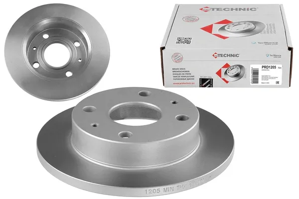 Передние тормозные диски PRD1205 Protechnic
