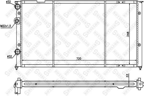 Радиатор R20065 Sato Tech