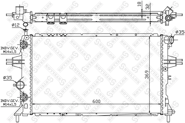 Радиатор 2430100000 Bosch