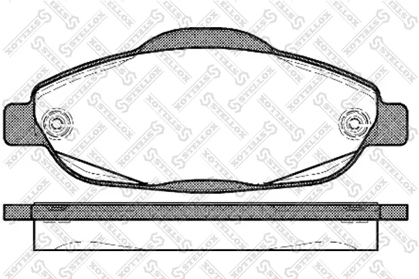 Передние тормозные колодки 001096BSX Stellox