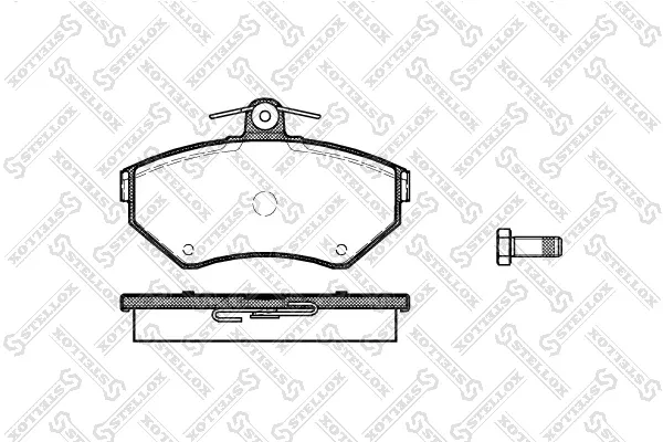 Передние тормозные колодки 642010BSX Stellox
