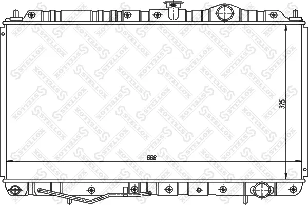 Радиатор MB845796 Mitsubishi
