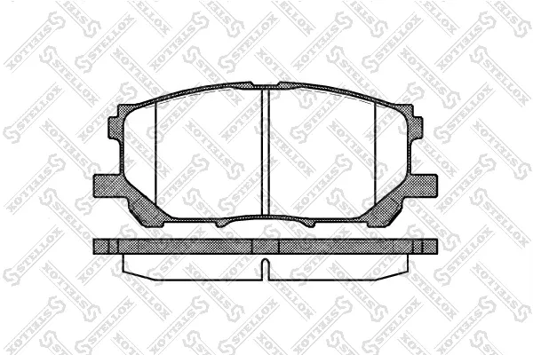 Передние тормозные колодки 1050000BSX Stellox