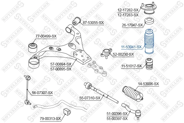  Пыльник амортизатора переднего Hyundai I30 
