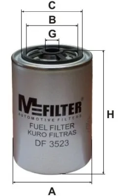 Топливный фильтр DF3523 Mfilter