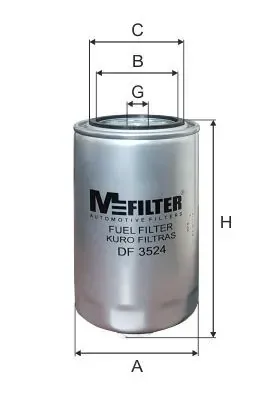 Топливный фильтр DF3524 Mfilter