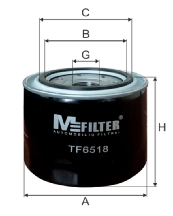 Масляный фильтр TF6518 Mfilter