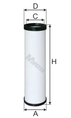 Фильтр воздушный насоса подачи вторичного воздуха 56283534 Volvo