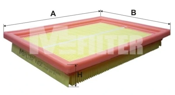 Воздушный фильтр K450 Mfilter