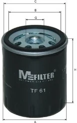 Масляный фильтр TF61 Mfilter