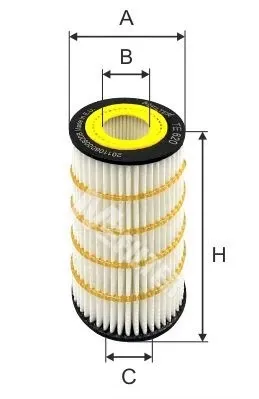 Масляный фильтр TE620 Mfilter