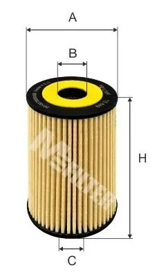 Масляный фильтр TE649 Mfilter