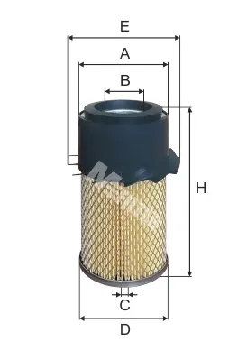 Воздушный фильтр A1008 Mfilter