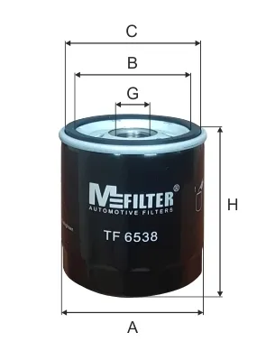 Масляный фильтр TF6538 Mfilter