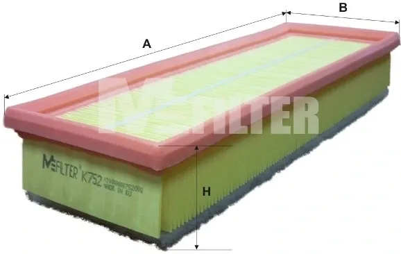 Воздушный фильтр K752 Mfilter