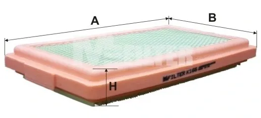 Воздушный фильтр K166 Mfilter