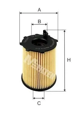 Фильтр масла Mfilter TE617