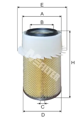 Воздушный фильтр A829 Mfilter