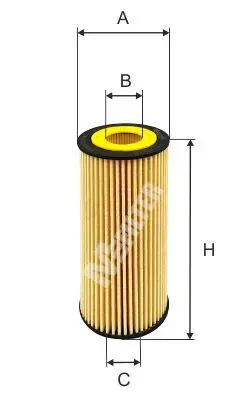 Масляный фильтр TE4008 Mfilter