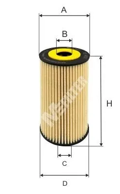 Масляный фильтр TE4057 Mfilter