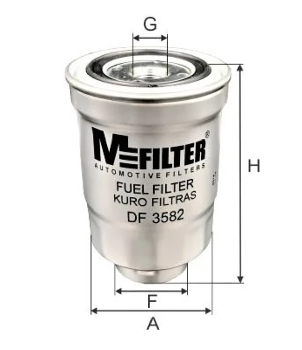 Топливный фильтр DF3582 Mfilter