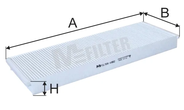 Фильтр салона K952 Mfilter