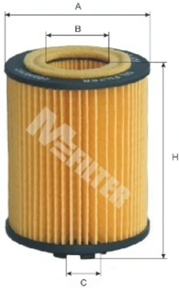 Масляный фильтр TE616 Mfilter