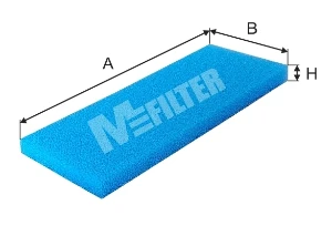 Фильтр салона K989 MFILTER