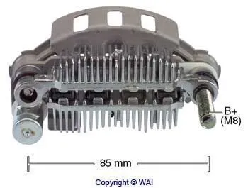 Выпрямитель генератора на Mitsubishi L 200 III K60, K70