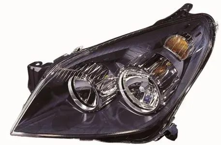 Левая фара Opel Astra H