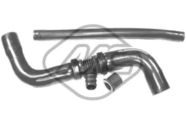 Патрубок радиатора 09162 Metalcaucho