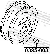Гайки колесные 0385003 Febest