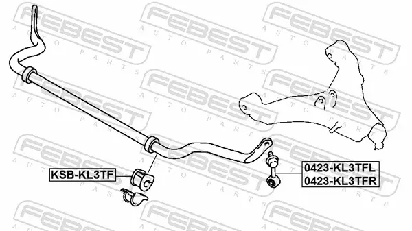  Втулка стабилизатора переднего Mitsubishi Pajero 