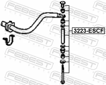 Стойка переднего стабилизатора на Chevrolet Tahoe  