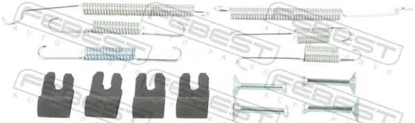 Монтажный комплект задних барабанных колодок 0404COLTR Febest