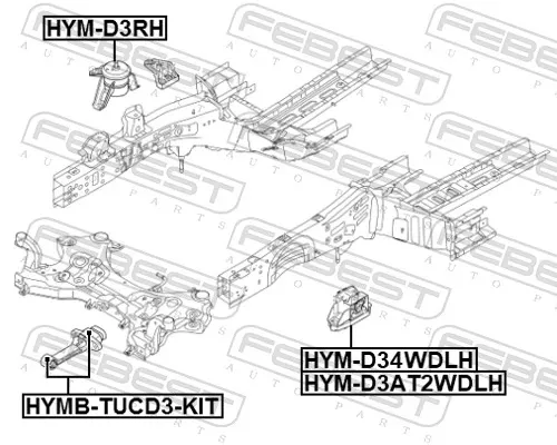 Купить Правая подушка двигателя Хундай Туксон III TL