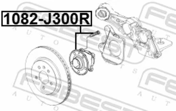 Задняя ступица 1082J300R Febest
