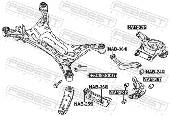  0229020KIT Febest