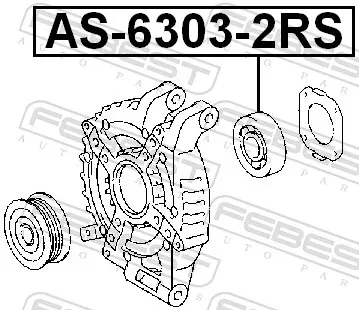 Подшипник привода генератора Audi A8 D3 седан (4E2, 4E8) (2002 - 2010) цена, от