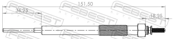 Свечи накала 06642001 Febest