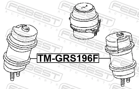 Передняя опора двигателя TMGRS196F Febest