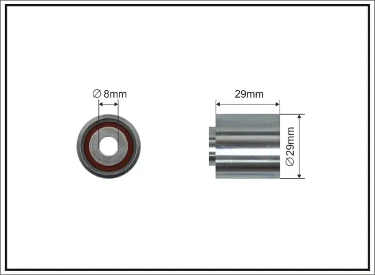  Паразитный ролик ГРМ Audi A4 