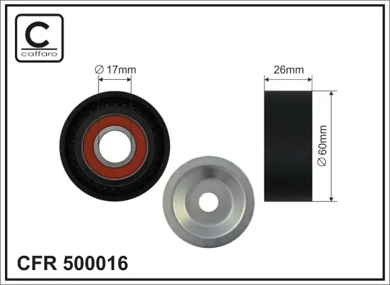 Натяжной ролик 500016 Caffaro