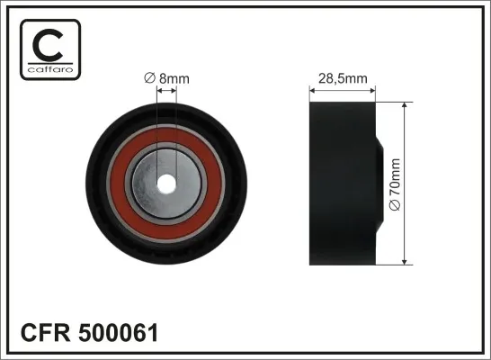 Натяжной ролик 500061 Caffaro