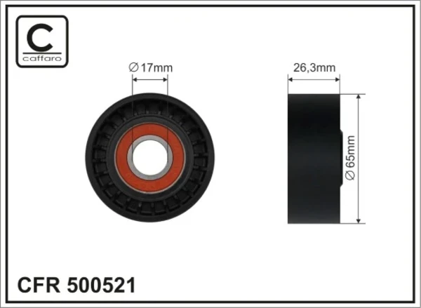  Натяжной ролик Opel Astra 