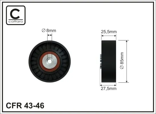 Паразитный ролик 4346 Caffaro