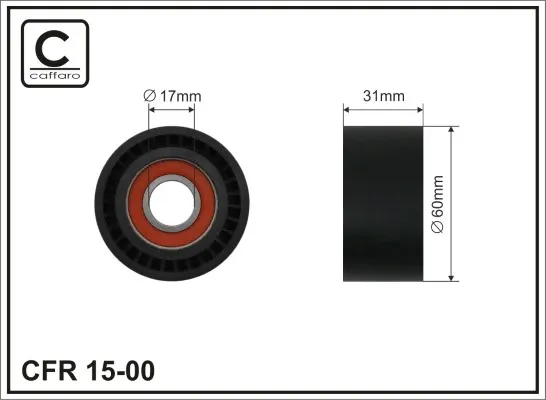 Паразитный ролик 1500 Caffaro