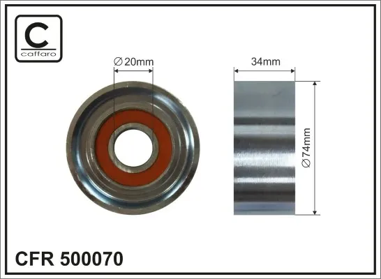 Паразитный ролик 500070 Caffaro